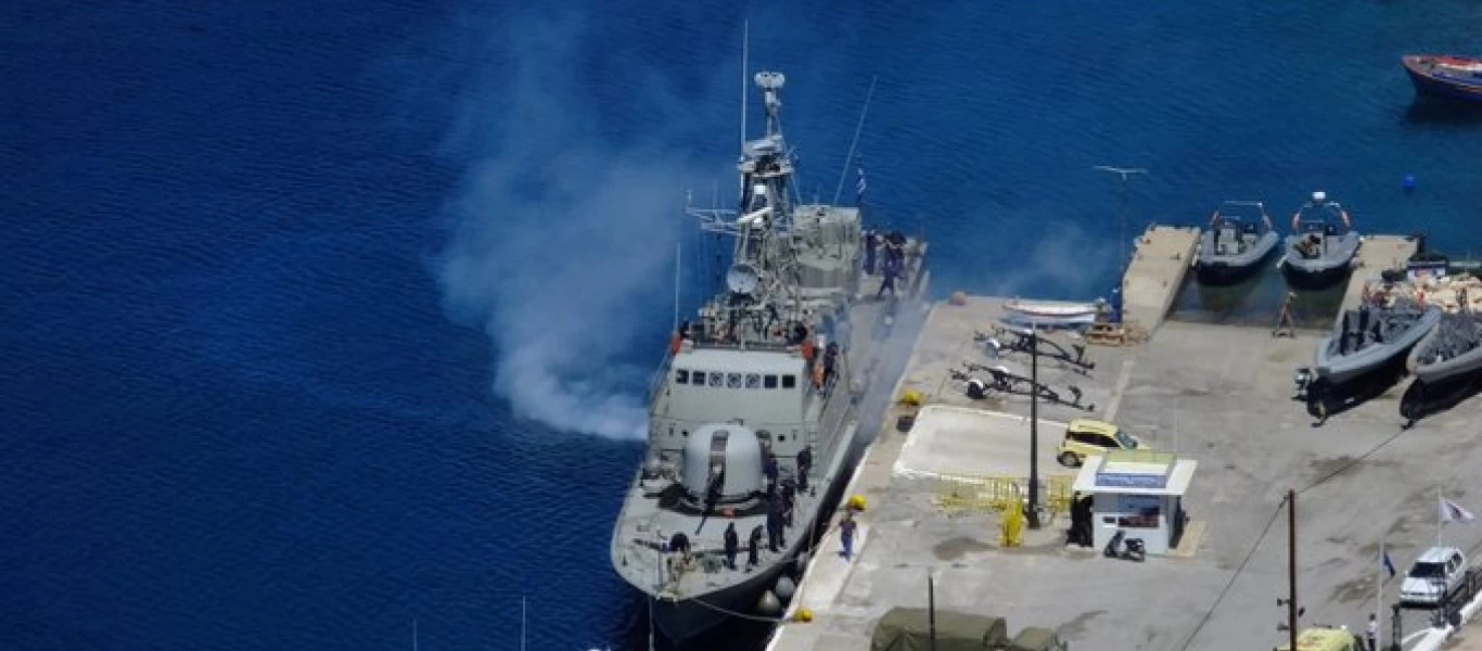 ΠΝ: Ο απόπλους της ΤΠΚ «Υποπλοίαρχος ΒΟΤΣΗΣ» χωρίς… πυραύλους από το Καστελόριζο